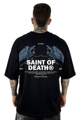 Oversize Negra Saint Of Death Alto Gramaje