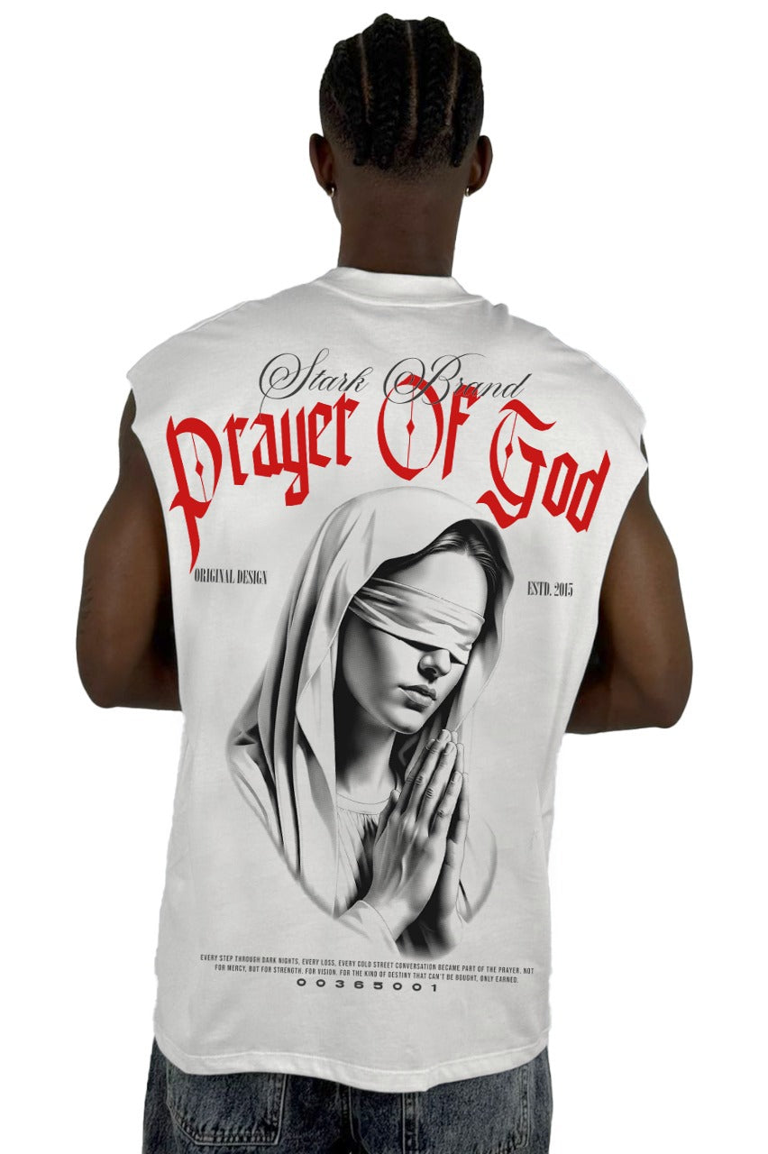Camisilla Crudo Prayer Of God Alto Gramaje