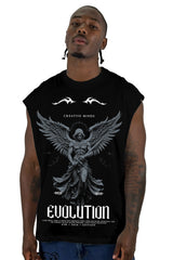 Camisilla Negra Evolution Alto Gramaje