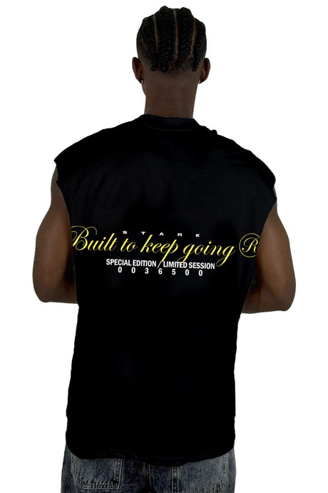 Camisilla Negra Gladiador  Unstoppable Alto Gramaje