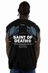 Camisilla Negra Saint Of Death Alto Gramaje
