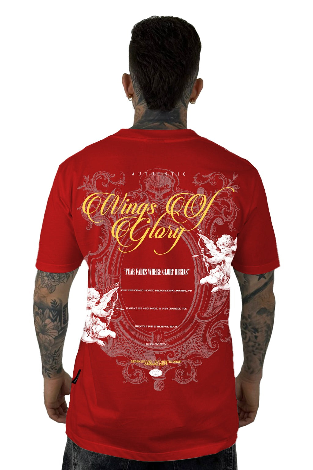 Camiseta Roja Wings Of Glory Alto Gramaje