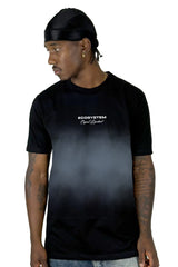 Camiseta Negra Ecosystem Humo Alto Gramaje