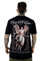 Camiseta Negra Born Of Roses Alto Gramaje