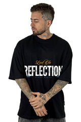 Oversize Negra Reflection Alto Gramaje