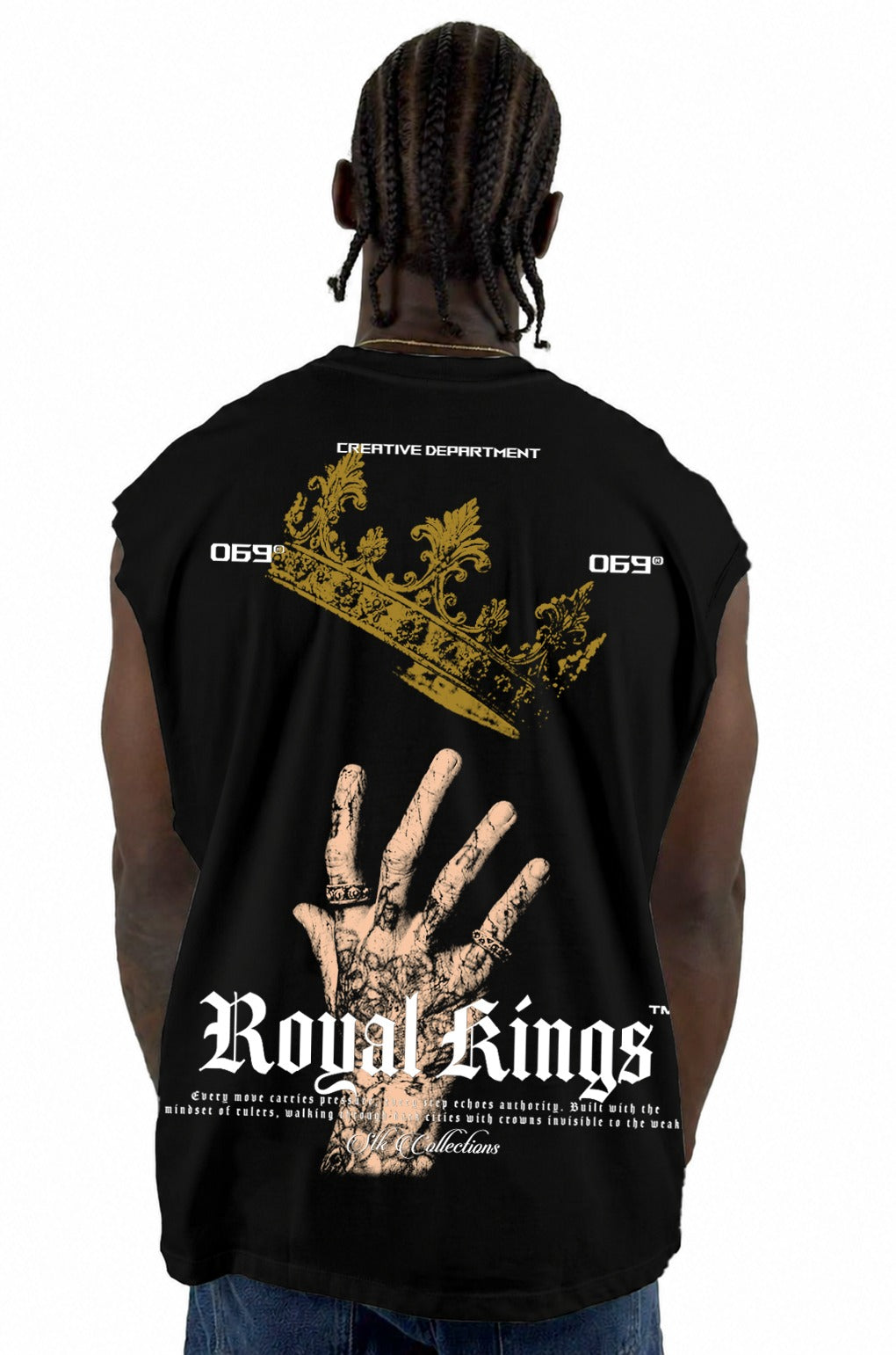 Camisilla Negra Royal Kings Alto Gramaje
