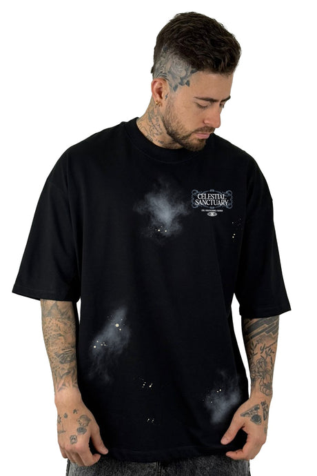 Oversize Negra Celestial Santuary Alto Gramaje