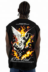 Camisilla Negra Free Soul Alto Gramaje