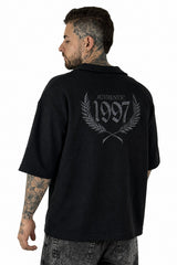 Camisa Negra Boxy Fit Authentic 1997