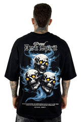 Oversize Negra Dark Spirit Alto Gramaje