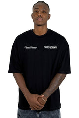 Oversize Negra First Heaven Alto Gramaje