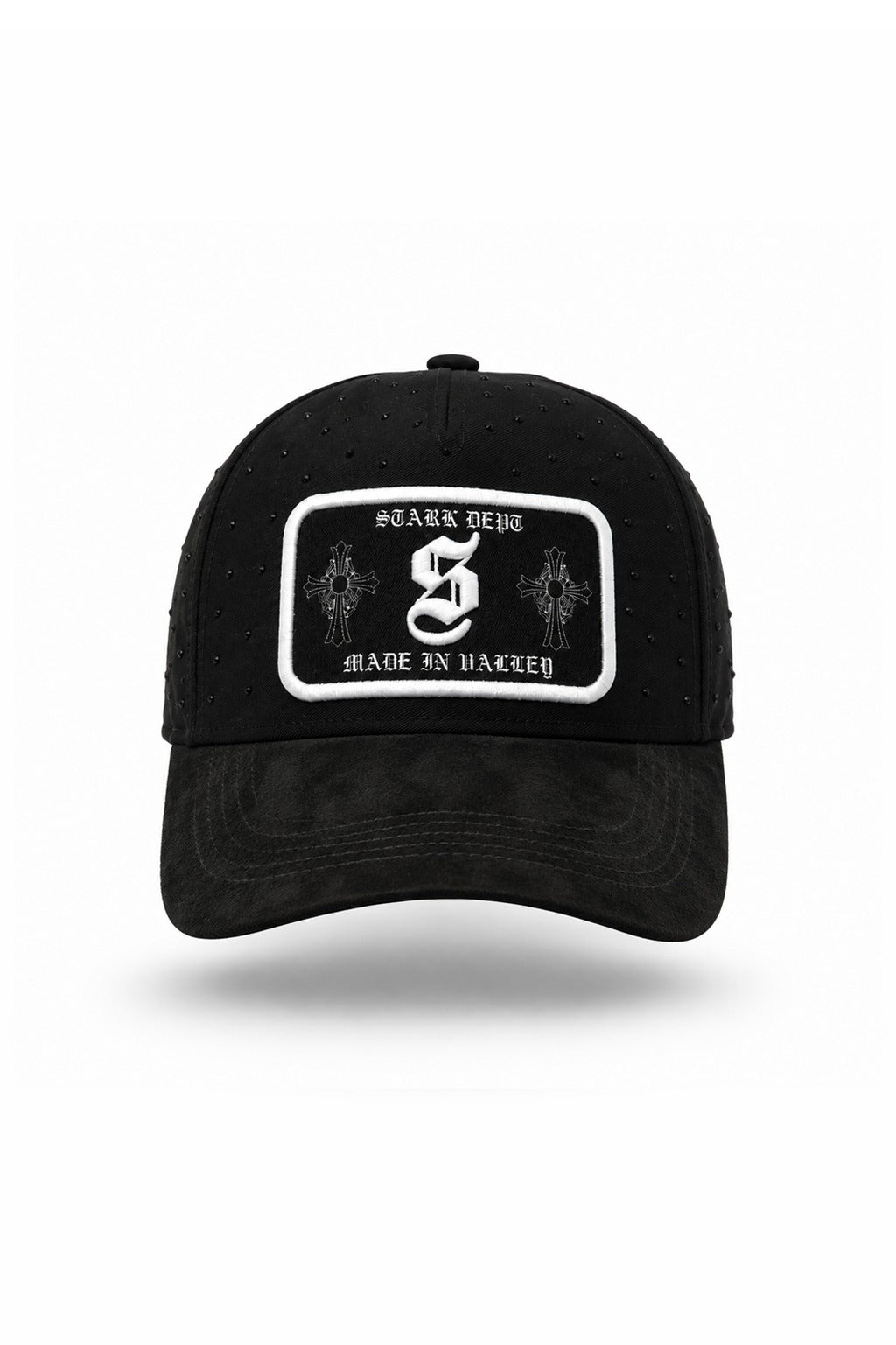 Gorra negra made in valley piedreria