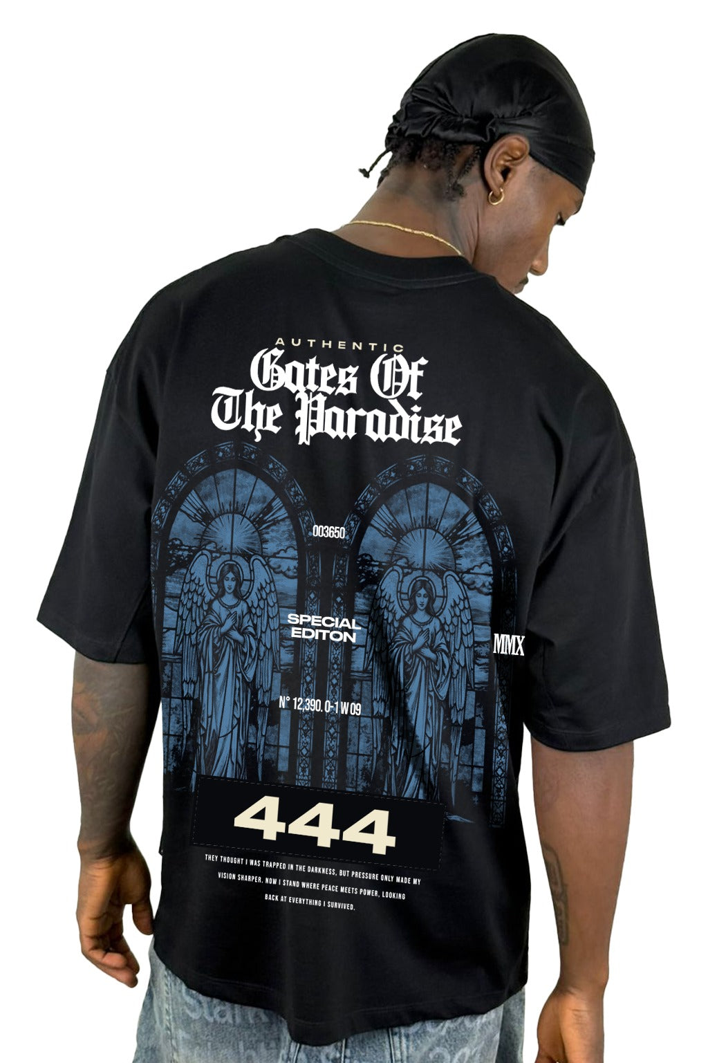 Oversize Negro Gates Of The Paradise 444 Alto Gramaje