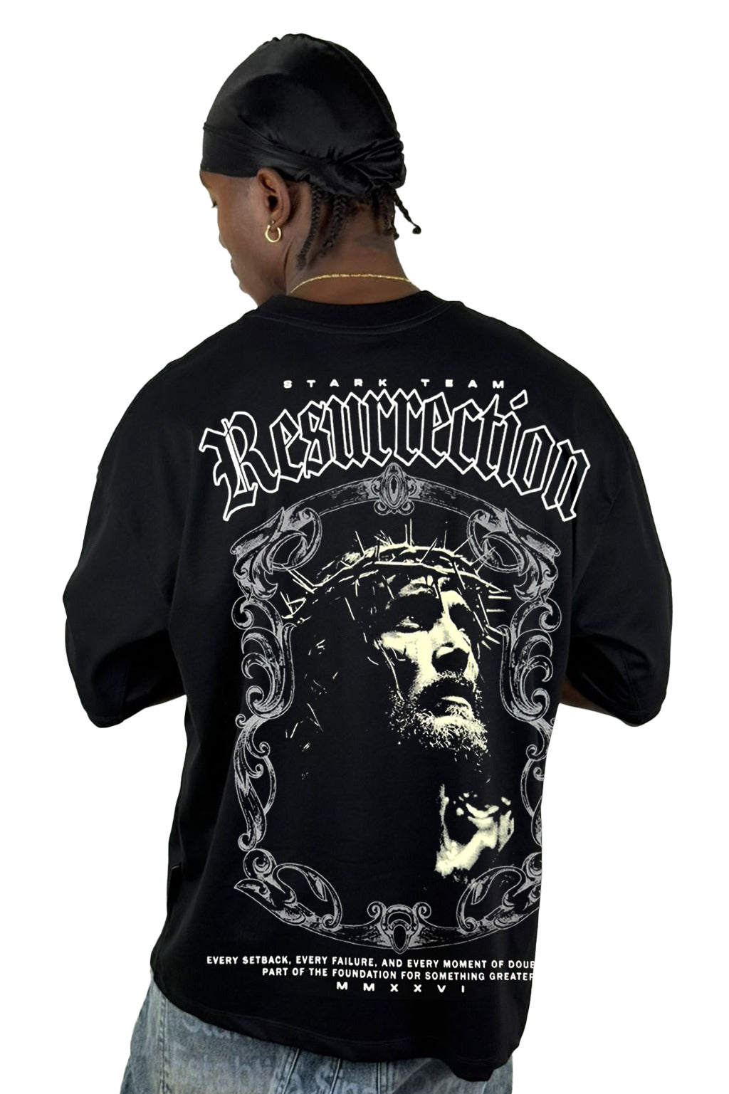 Oversize Negra Resurrection Alto Gramaje