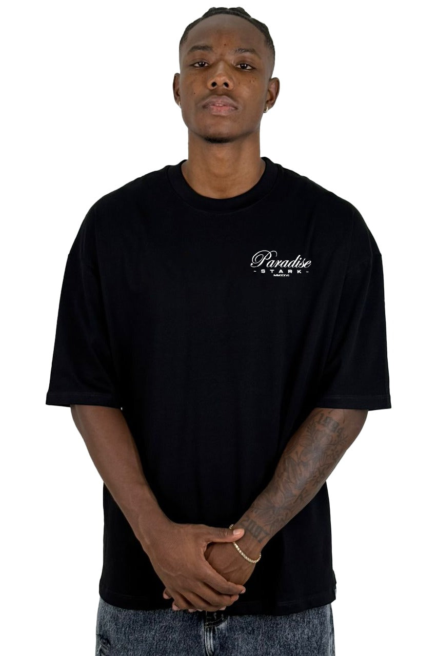 Oversize Negra Paradise Boy Alto Gramaje