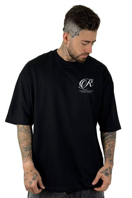 Oversize Negra Authentic R Alto Gramaje