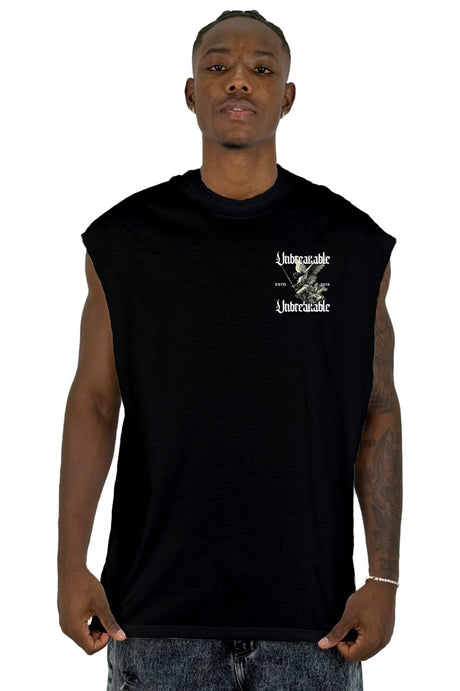 Camisilla Negra Unbreakable Alto Gramaje