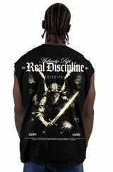 Camisilla Negra Real Discipline Alto Gramaje
