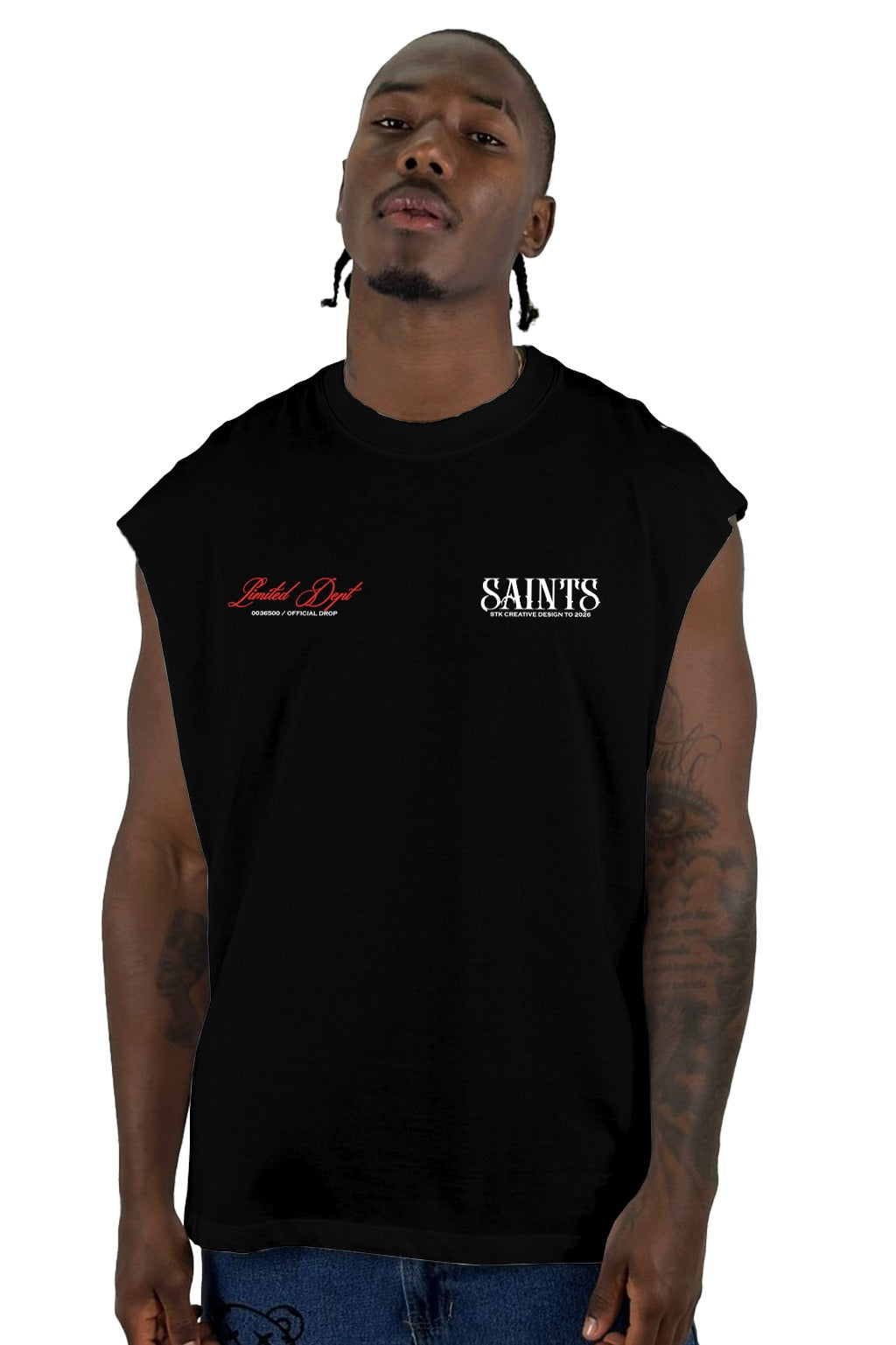 Camisilla Negra Saints 2015 Alto Gramaje