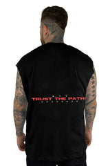 Camisilla Negra Trust The Path Alto Gramaje