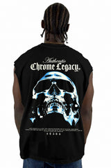Camisilla Negra Throme Legacy Calavera  Alto Gramaje