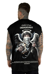 Camisilla Negra Underground Angel  Alto Gramaje