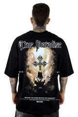Oversize Negra True Paradise Cruz Alto Gramaje