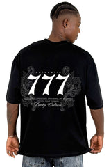 Oversize Negra Lucky Culture 777 Alto Gramaje