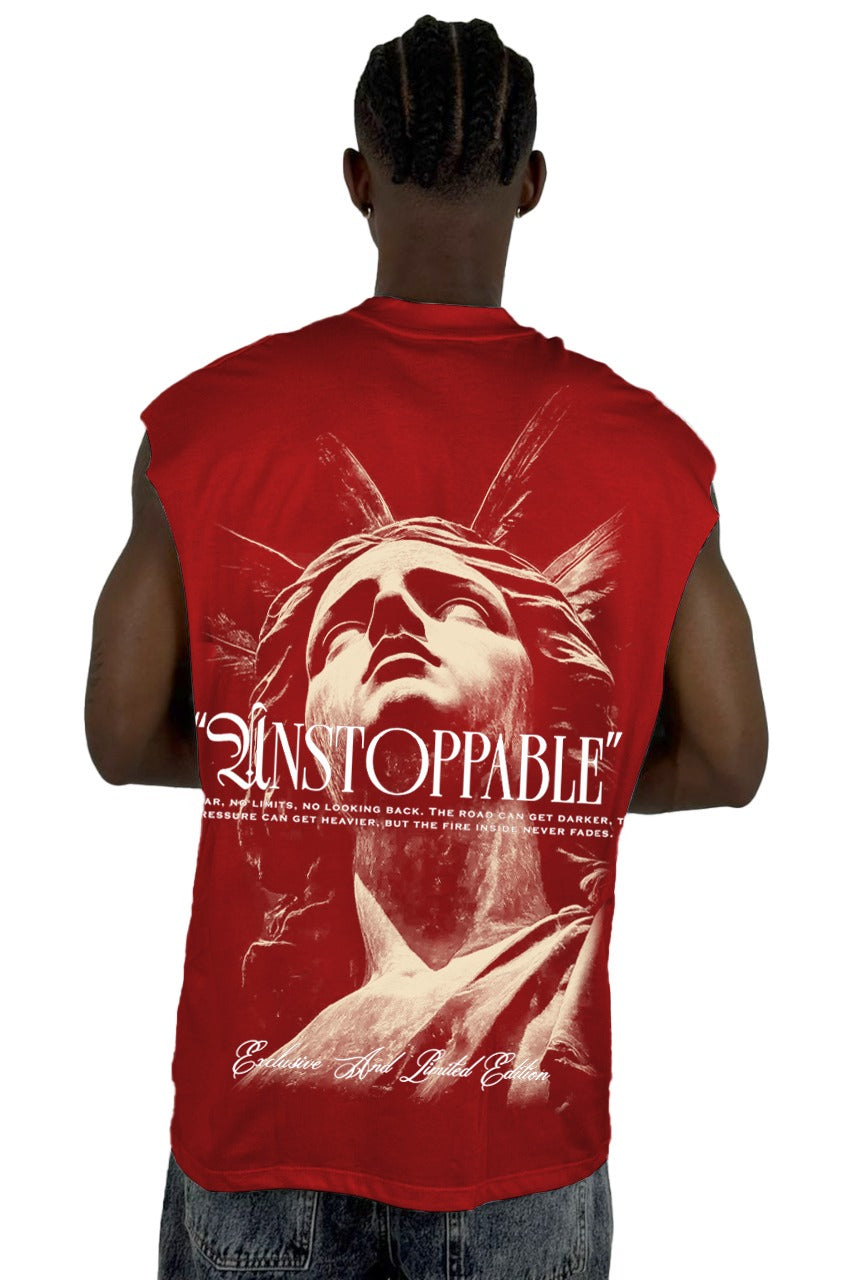 Camisilla roja unstoppable alto gramaje