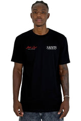 Camiseta Negra Saints 2015 Alto Gramaje