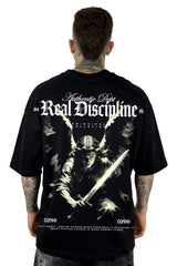 Oversize Negra real discipline alto gramaje
