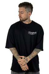 Oversize Negra unstoppable angel alto gramaje