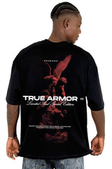 Oversize Negra true armor alto gramaje