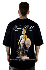 Oversize Negra True Gold Alto Gramaje