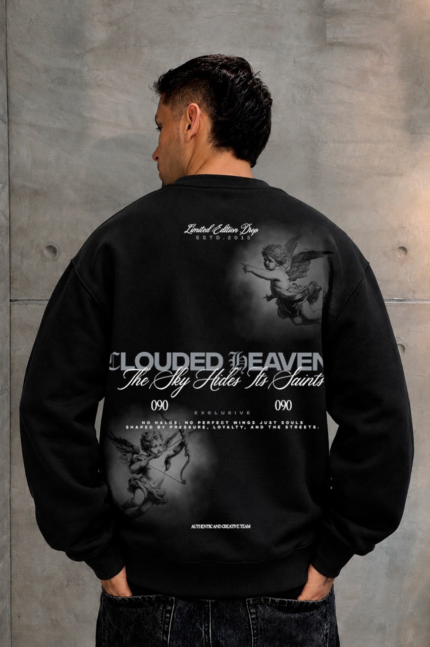 Buzo Negro Premium Clouded Heaven