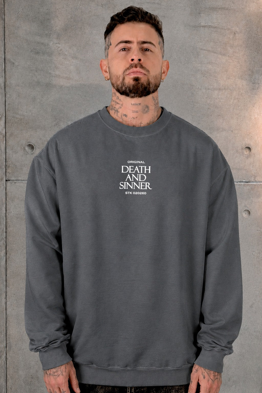 Buzo Gris Premium Death And Sinner