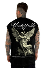 Camisilla Negra Unstoppable Angel Alto Gramaje