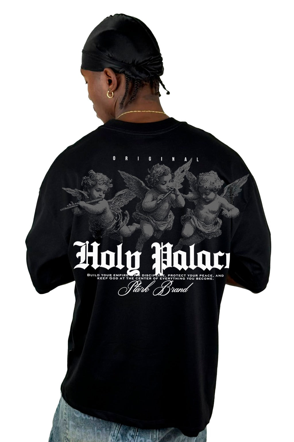 Oversize Negra Holy Palace Alto Gramaje
