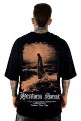 Oversize Negra Heaven Sent Pedreria Alto Gramaje