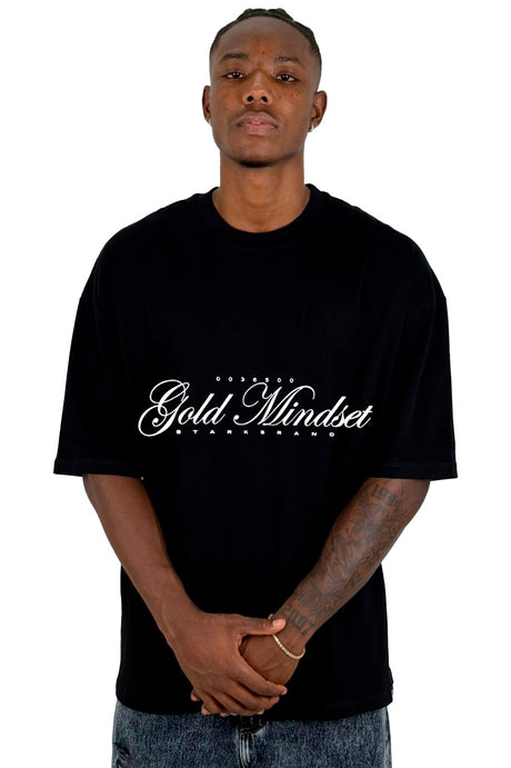 Oversize Negra Gold Mindset Alto Gramaje