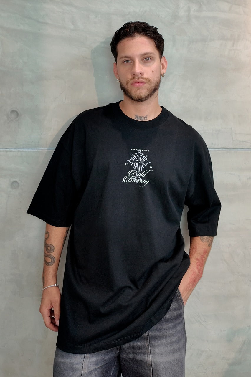 Oversize Cold Blessing Con Pedreria Alto Gramaje