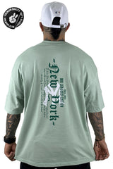 Oversize Verde Alto Gramaje Yankees