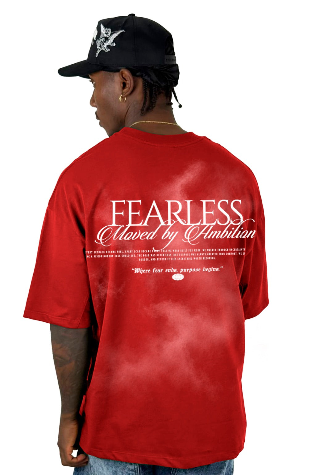 Oversize Roja Fearless Alto Gramaje