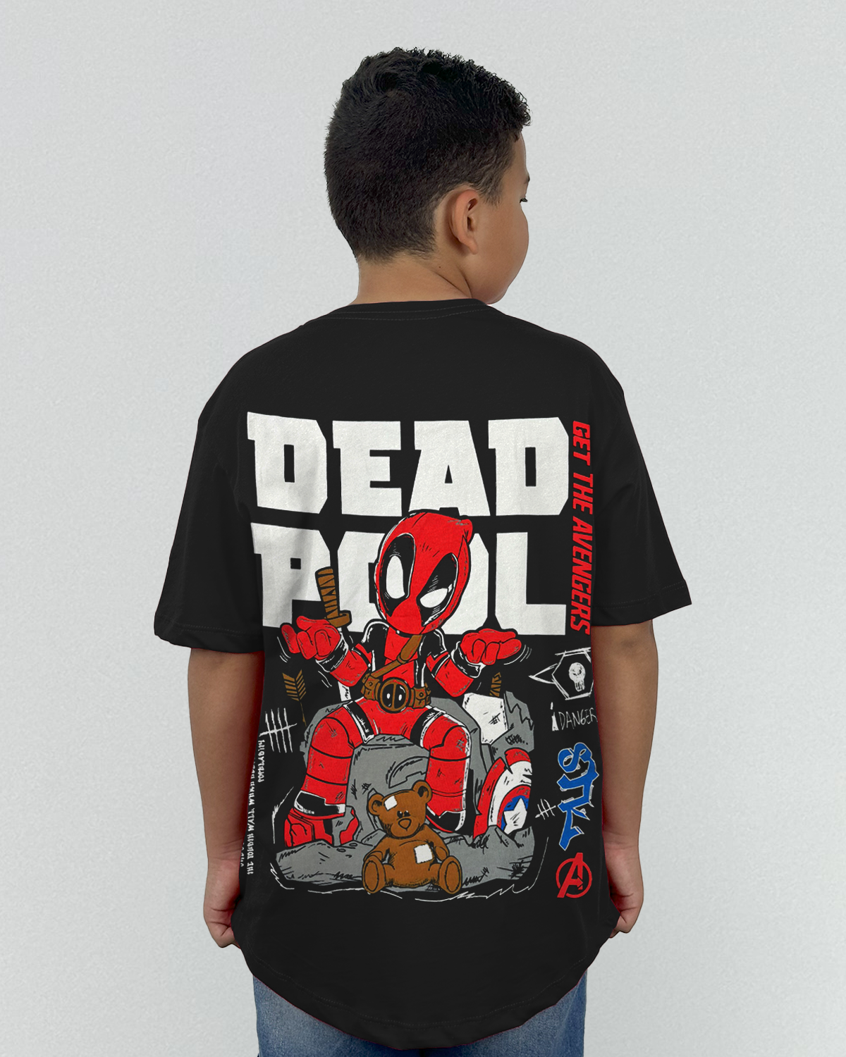 Oversize Niño Deadpool