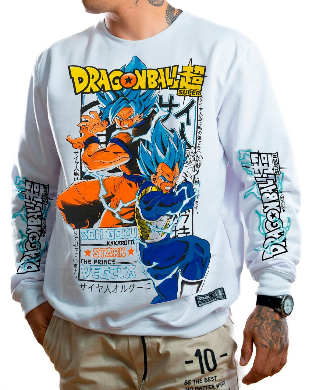 Buzo Blanco DBZ SUPER