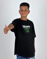 Oversize Negro Niño Shrek  Alto Gramaje