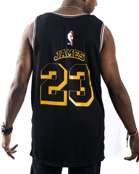 Camisilla lakers negra morado - Stark Brand