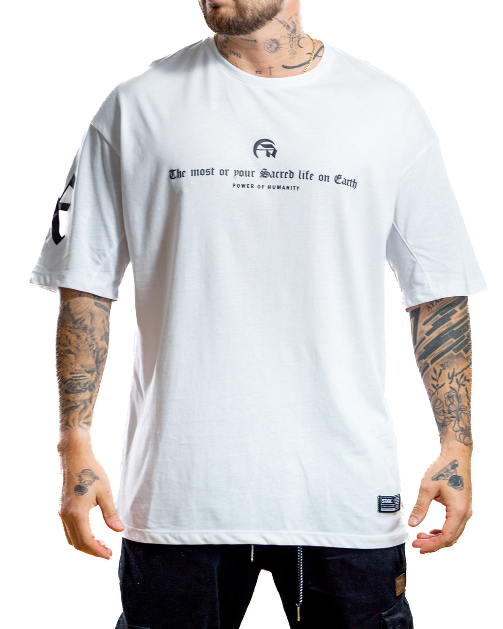 Urban Classics Ropa superiór / Camiseta Heavy Oversized en blanco 400066