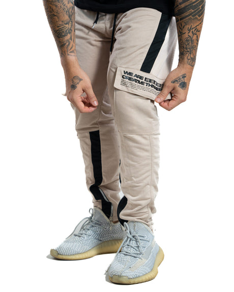 Jogger Beige cortes StK - Stark Brand