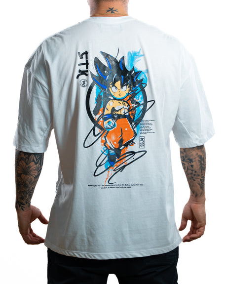 Oversize blanca goku niño - Stark Brand